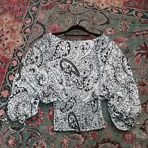 Black and white Blouse